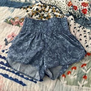 Popflex sprint shorts - dusty blue rose